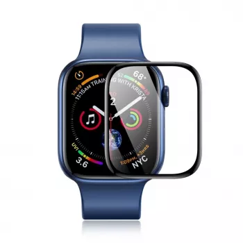 Dux Ducis LCD PMMA ekrāna aizsargs ar rāmi Apple Watch 10 46 mm melns
