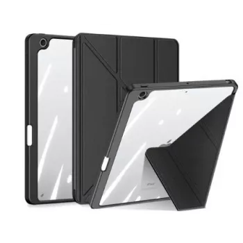Dux Ducis Magi Case iPad 10.9 2022 (10. paaudze) Vāciņš ar Stylus Turētāju Smart Cover Statīvs Melns