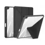 Dux Ducis Magi Case iPad 10.9 2022 (10. paaudze) Vāciņš ar Stylus Turētāju Smart Cover Statīvs Melns