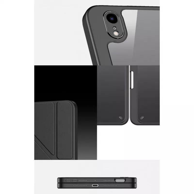 Dux Ducis Magi Case for iPad mini 6 (2021) Smart Cover with Stand and Apple Pencil Holder - Black