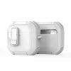 Dux Ducis PECP Series PC+TPU vāciņš ar āķi AirPods 4, balts