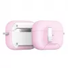 Dux Ducis PECQ Series PC+TPU vāciņš ar āķi Apple AirPods Pro (2. paaudze) Balts Rozā