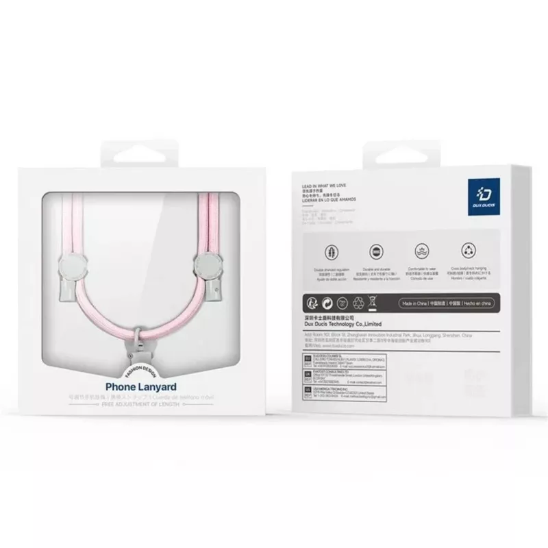 Dux Ducis Plaz Cross-Body Phone Strap Light Pink
