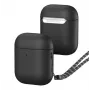 Dux Ducis Plen aizsargmaciņš Apple AirPods 1 un 2 - Melns