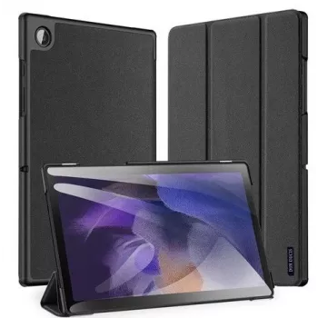 Dux Ducis Samsung Galaxy Tab A8 10.5 2021 Salokāms Vāciņš Planšetdatora Maciņš ar Viedās Melns