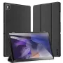 Dux Ducis Samsung Galaxy Tab A8 10.5 2021 Salokāms Vāciņš Planšetdatora Maciņš ar Viedās Melns