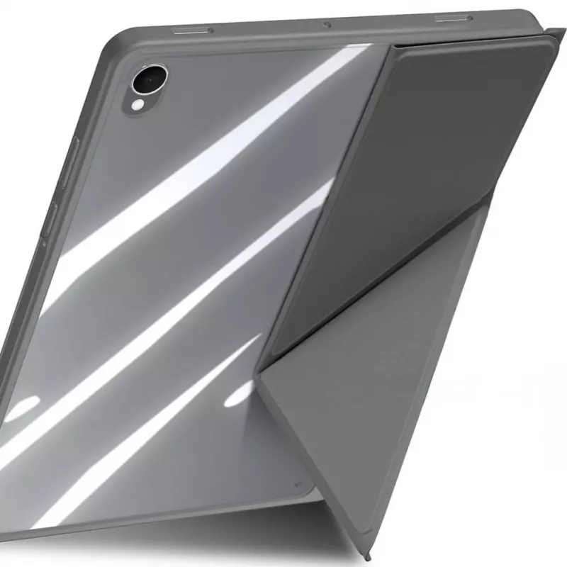 Dux Ducis Samsung Galaxy Tab A9 Plus / A11 Plus MAGI Case Cover ar irbja turētāju Pelēks
