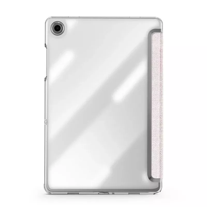 Dux Ducis Samsung Galaxy Tab A9 Plus TPU+PC+Leather Clear Case Light Pink