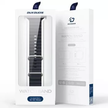 Dux Ducis Silikona pulksteņa siksniņa Apple Watch Series 8/7/6/5/4/3/2/SE (38/40/41mm) - Pelēka