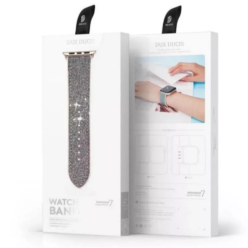 Dux Ducis Stainless Steel Link Bracelet for Apple Watch 38/40/41mm - Silver
