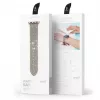 DUX DUCIS Nerūsējošā tērauda ķēdes aproce Apple Watch siksniņai 7/6/5/4/3/2/SE (41/40/38mm) Sudraba