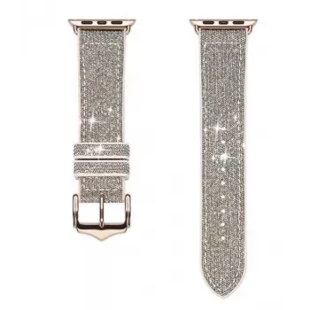 DUX DUCIS Nerūsējošā tērauda ķēdes aproce Apple Watch siksniņai 7/6/5/4/3/2/SE (41/40/38mm) Sudraba