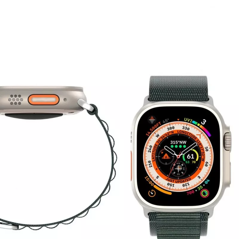 Dux Ducis Strap GS Version sporta siksniņa ar sprādzi Apple Watch 42/44/45/49mm - zaļa