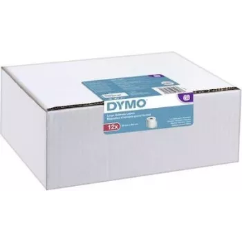 DYMO Authentic LabelWriter lielas adreses etiķetes 36mm x 89mm caurspīdīgas, 2 ruļļi pa 130 (260 etiķetes)