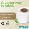 DYMO Authentic LabelWriter lielas adreses etiķetes 36mm x 89mm caurspīdīgas, 2 ruļļi pa 130 (260 etiķetes)