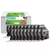 DYMO D1 etiķešu lente 9mm x 7m melna uz balta (10 gab.)
