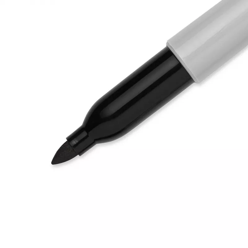 DYMO Sharpie smalka gala pastāvīgais marķieris melns (2 iepakojums)