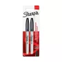 DYMO Sharpie smalka gala pastāvīgais marķieris melns (2 iepakojums)