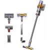 Dyson V15 Detect Absolute bezvadu kāta putekļsūcējs, nerūsējošais tērauds, 240AW, LCD displejs, 60 min darbības laiks