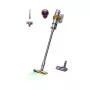 Dyson V15 Detect Absolute bezvadu kāta putekļsūcējs, nerūsējošais tērauds, 240AW, LCD displejs, 60 min darbības laiks
