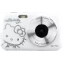 DZ-100 Hello Kitty balts portatīvais skaļrunis ar 3.5mm ligzdu, 2W RMS, USB barošanu