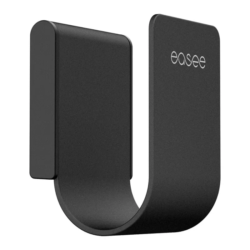Easee U-Hook Standard Wall Mount for 1 Charging Cable – Melns (UH001-Black)