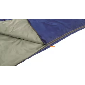 Easy Camp Chakra Blue Sleeping Bag - Taisnstūrveida, 1-2 Sezonas, Poliesters