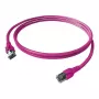 EASYLAN FlexBoot Cat.6 S/FTP savienojuma kabelis, violets, 1,0 m