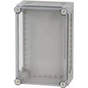 Eaton CI43-150 pie sienas montējams korpuss, polikarbonāts, pelēks ar caurspīdīgām durvīm, IP65, 150x150x130mm 022273