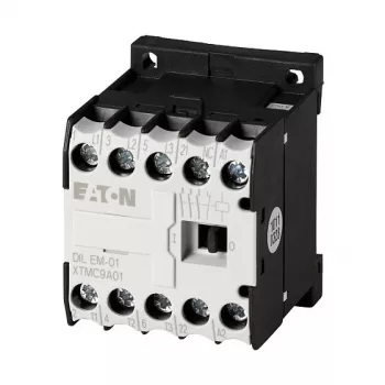 Eaton DILEM-01 Strāvas kontaktors, 3P+1NO, 230V 50Hz / 240V 60Hz, 4kW AC-3, IP20 (051795)