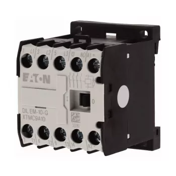 Eaton DILEM-10-G 24VDC Mini Contaktors – 3 Poli + 1 NO, 4 kW @ 400V AC-3