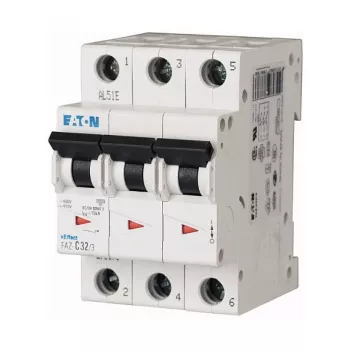 EATON FAZ-C16/3 16 A 3 polu C līknes miniatūrs automātiskais slēdzis