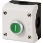 Eaton M22-D-G-X1/KC11/I spiedpoga panelis pelēks, 1NO+1NC, momentāna, 22.5mm, IP66/IP67/IP69K 216522
