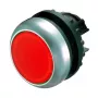 Eaton M22-DL-R apgaismots spiedpogas izpildmehānisms, plakans, sarkans, momentāns, 22,5 mm