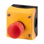 Eaton M22-PV/KC02/IY Avārijas apturēšanas spiedpoga, sarkana/dzeltena, skrūvju spaile, plastmasa, IP66/IP69
