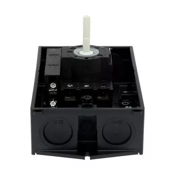 Eaton P1-25/I2/SVB/HI11 25A 3-polu galvenais slēdzis ar avārijas apturēšanu, virsmas montāža, IP65, sarkans/dzeltens
