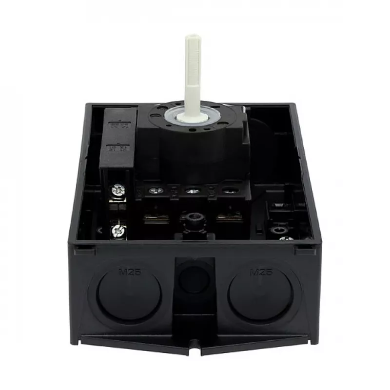 Eaton P1-25/I2/SVB-SW/HI11 3-polu galvenais slēdzis 25A virsmas montāža melns/baltss