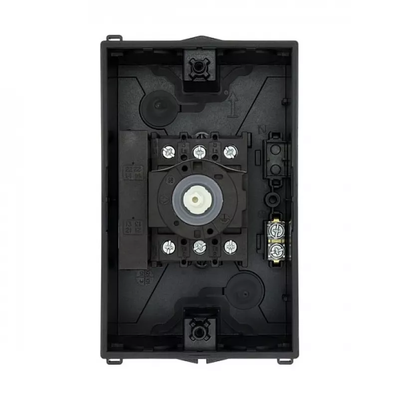 Eaton P1-25/I2/SVB-SW/HI11 3-polu galvenais slēdzis 25A virsmas montāža melns/baltss