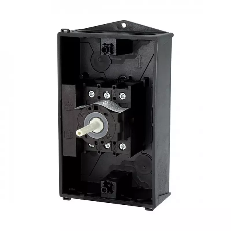 Eaton P1-25/I2/SVB-SW/HI11 3-polu galvenais slēdzis 25A virsmas montāža melns/baltss