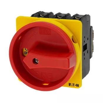 Eaton P3-63/EA/SVB Galvenais slēdzis 63A 3-polu avārijas apturēšana iegremdēta montāža sarkans/dzeltens