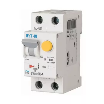 Eaton PXK-C16/1N/003-A RCBO, 16 A, 30 mA, A tips, C raksturlīkne, 1P+N