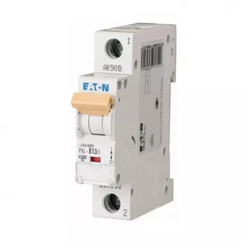 EATON PXL-B13/1 miniatūrs automātiskais slēdzis MCB 13A 1P B raksturlīkne 10kA 230/400V
