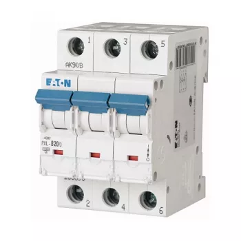 Eaton PXL-C20/3 Miniatūrais automātiskais slēdzis (MCB) 3 polu 20 A C raksturlīkne 10 kA
