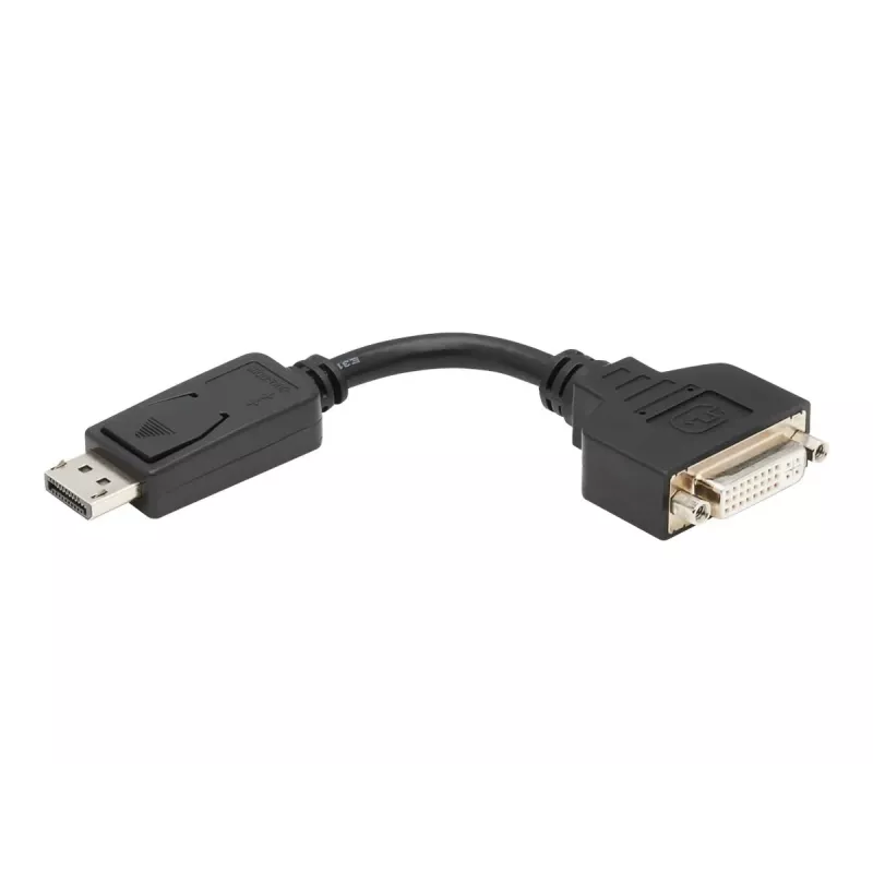 EATON Tripp Lite Series DisplayPort uz DVI-I adaptera kabelis (vīriešu/sieviešu), 6 collas (15,2 cm)