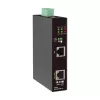 Eaton Tripp Lite Series industriālais Gigabit PoE++ inžektors, 60W, 802.3bt, Midspan, -40°C līdz 75°C, IP30, divkāršs 24-57VDC, DIN sliede, 1 ports, melns