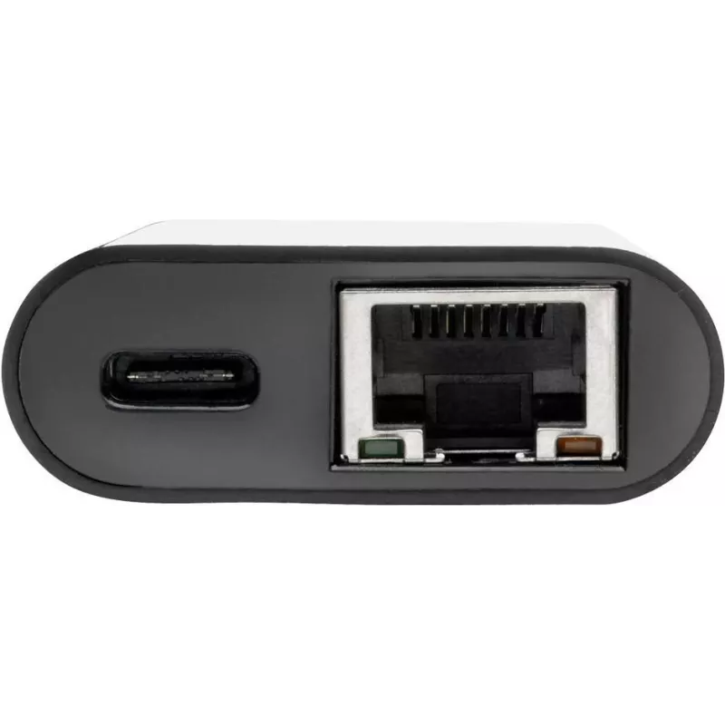 Eaton Tripp Lite U436-06N-GB-C USB-C uz Gigabit Ethernet adapteris ar USB-C PD uzlādi - Thunderbolt 3 - melns