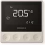 Eberle ATR 4800 AP programmējams pulksteņa termostats telpas un grīdas temperatūras kontrolei, virsmas montāžas, 230 V AC, 10 A, nedēļas programma, LCD apgaismojums, tīri balts 567194458600