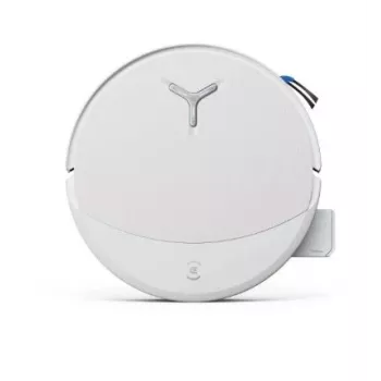 ECOVACS DEEBOT T90 Omni robotu putekļsūcējs ar automātisko iztukšošanas un mazgāšanas staciju, 3000 Pa, balts