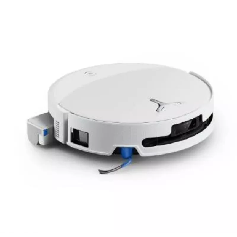 ECOVACS DEEBOT T90 Omni robotu putekļsūcējs ar automātisko iztukšošanas un mazgāšanas staciju, 3000 Pa, balts