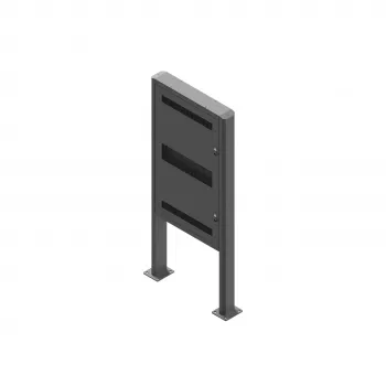 EDBAK EB-POK100 āra portreta kiosks Samsung 55 collu LH55OHF displejam, IP56, melns